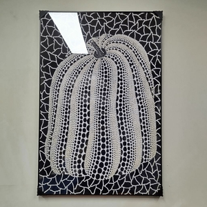 쿠사마야요이 호박그림 호박 대형 그림액자 그림 액자 팝아트 인테리어소품 명품그림 명품액자 이미지