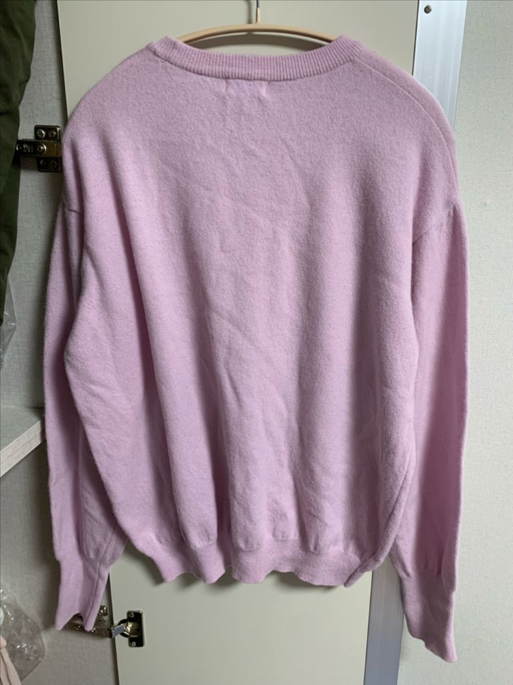 쉬이즈큐트 웜피크닉니트 핑크 이미지