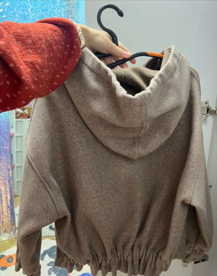 [텍달린새상품]soos 모직 후드 자켓 택포가격--1