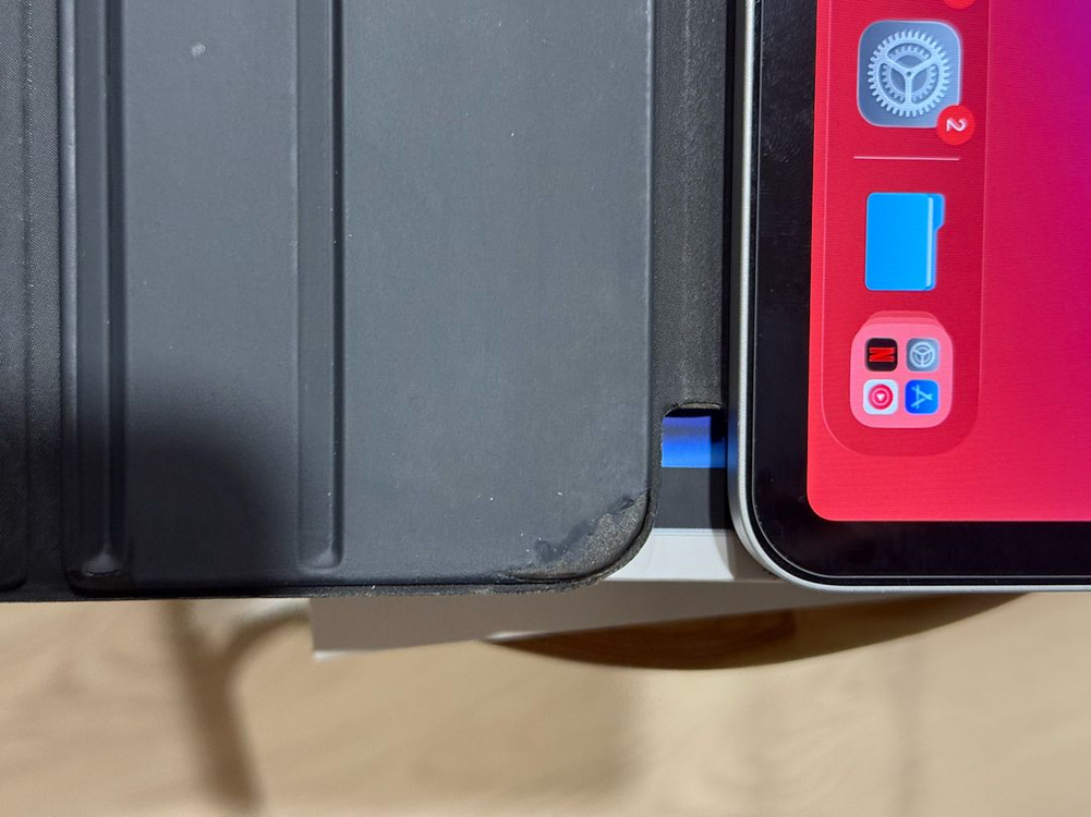 아이패드 프로 m2 11인치 128기가 + 폴리오 키보드 케이스--4