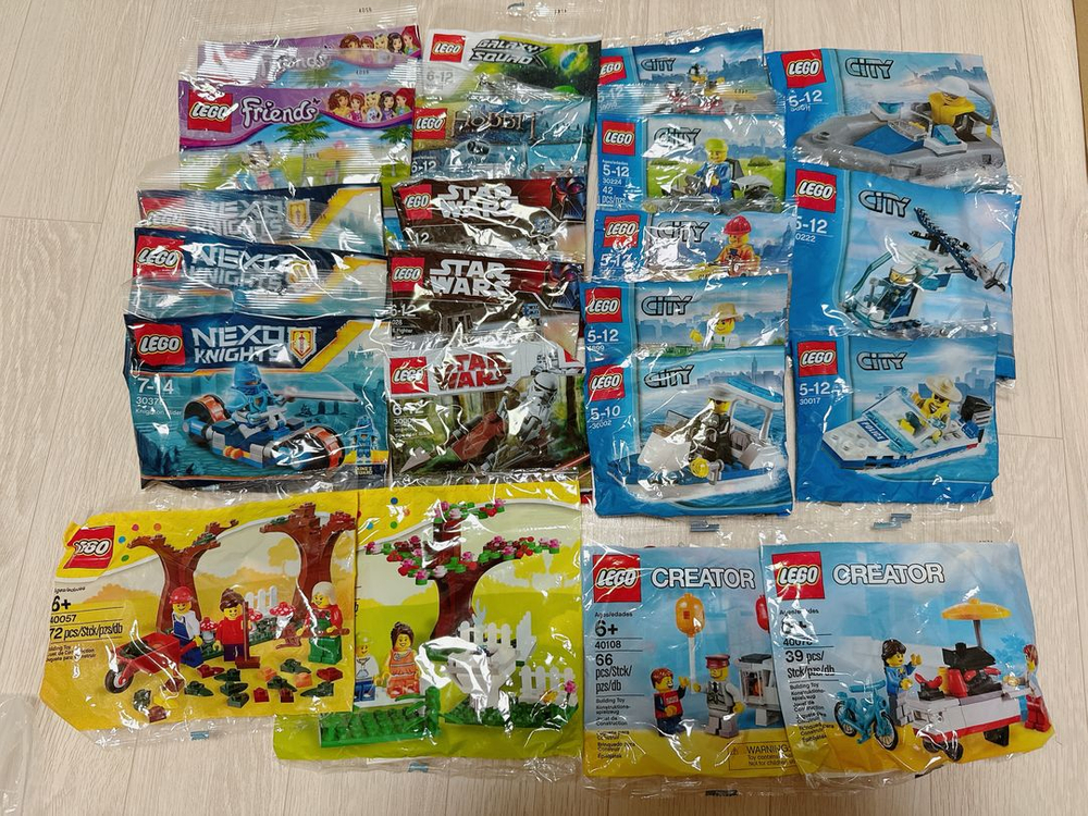 레고 미니피규어 일괄 판매(71005,71012,71013,71014,71018, 폴리백)--1