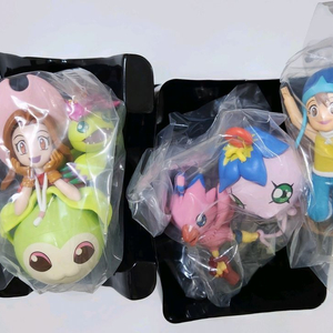 (교환or일괄판매)디지몬 25주년 풍선 피규어 소라, 미나