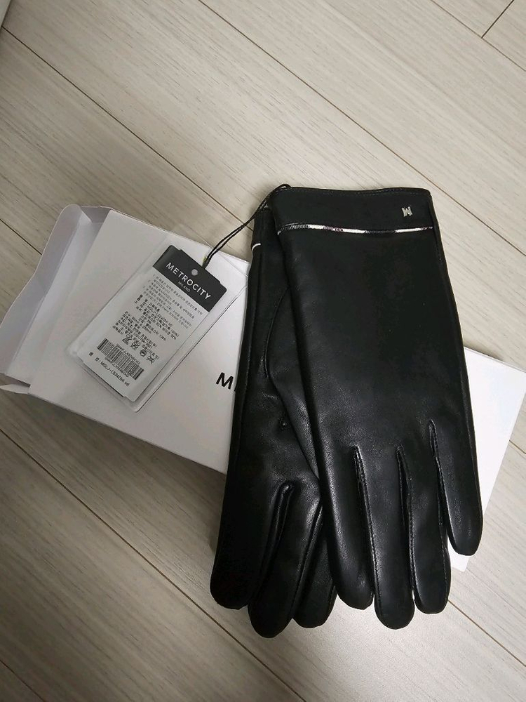 메트로시티 여성 가죽 장갑--1