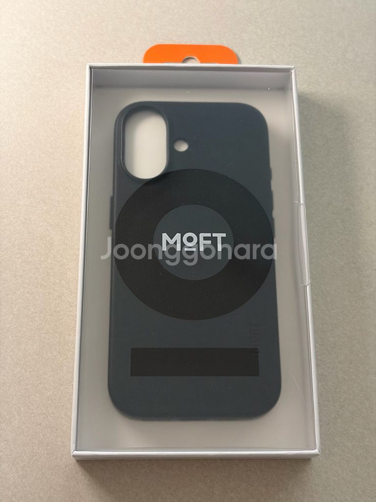 아이폰17 MOFT 비건 레더 케이스 블랙--0