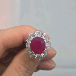 루비 5.23캐럿 반지