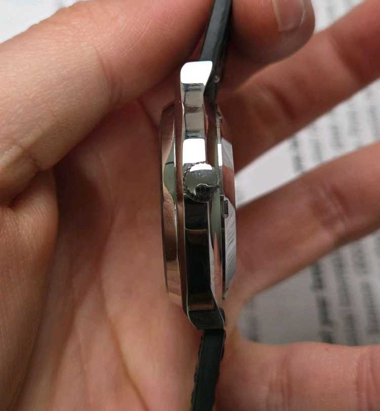 빈티지 부로바 데이데이트 오리지널 보카시 린넨다이얼 C쉐잎 오토매틱--5