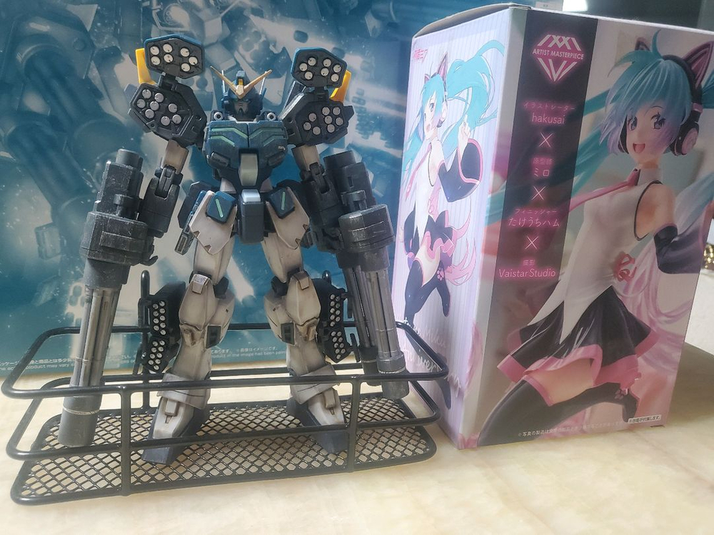 MG 헤비암즈 커스텀 건담 도색완성작 도색작 포함 총4종 일괄 이미지