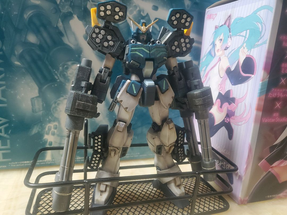 MG 헤비암즈 커스텀 건담 도색완성작 도색작 포함 총4종 일괄 이미지