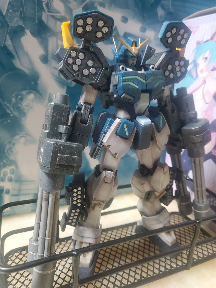 MG 헤비암즈 커스텀 건담 도색완성작 도색작 포함 총4종 일괄 이미지