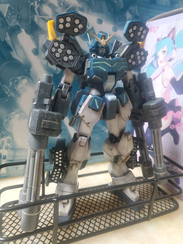 MG 헤비암즈 커스텀 건담 도색완성작 도색작 포함 총4종 일괄 이미지