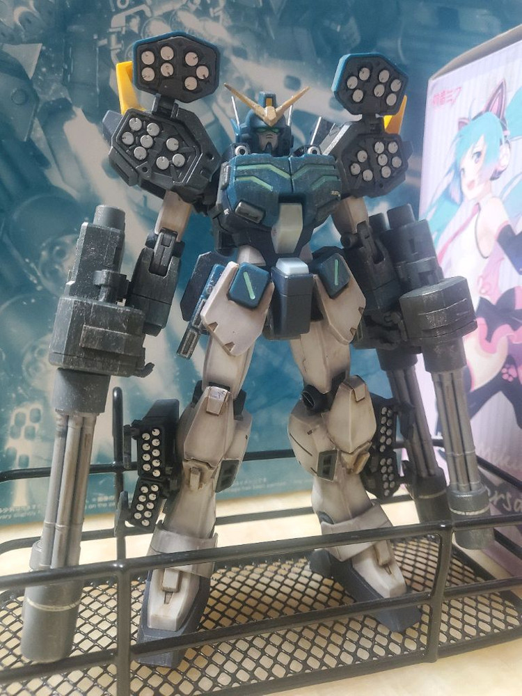 MG 헤비암즈 커스텀 건담 도색완성작 도색작 포함 총4종 일괄 이미지