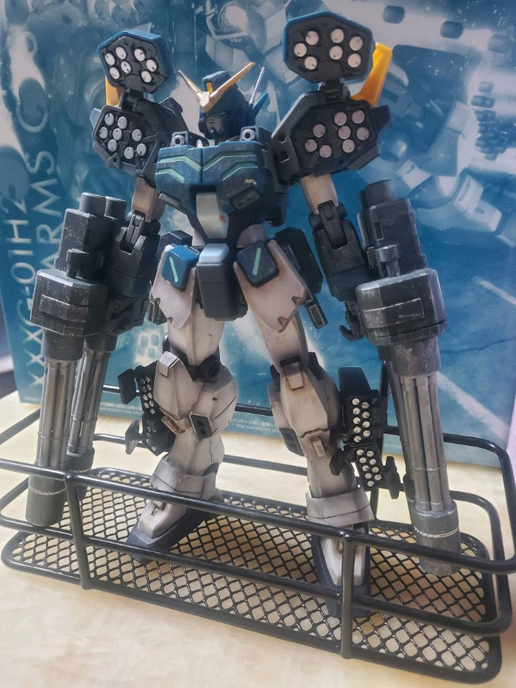 MG 헤비암즈 커스텀 건담 도색완성작 도색작 포함 총4종 일괄 이미지