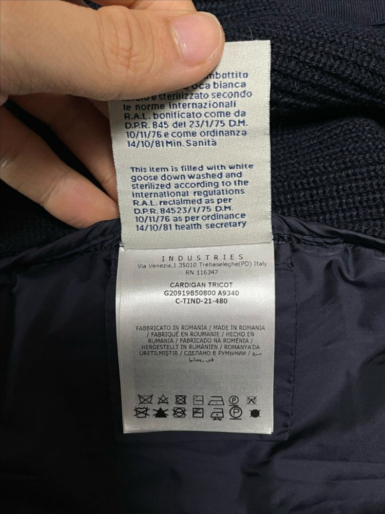 몽클레어 후드 니트 패딩 [2XL]--5