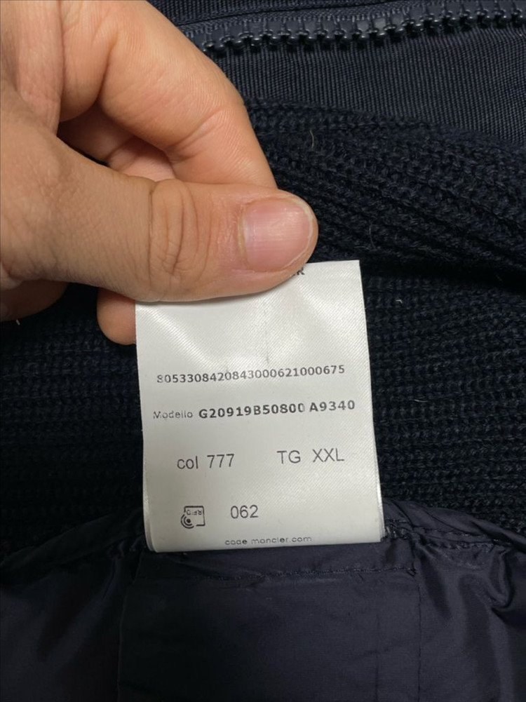 몽클레어 후드 니트 패딩 [2XL]--8