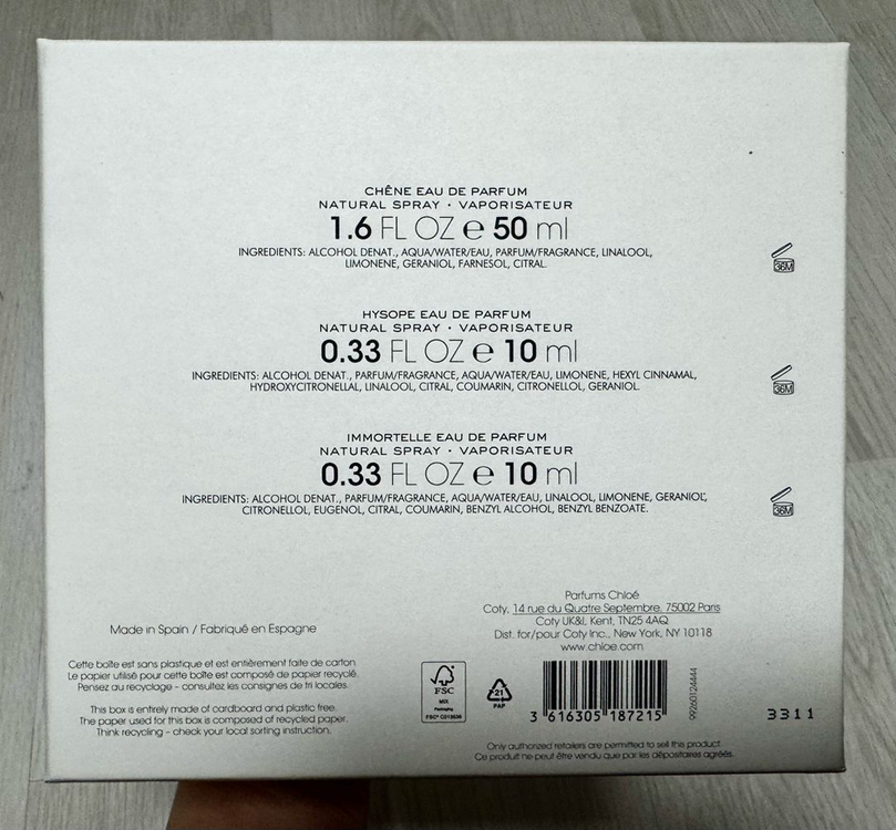 끌로에향수/쉔 CHENE EDP50ml+미니2종 이미지