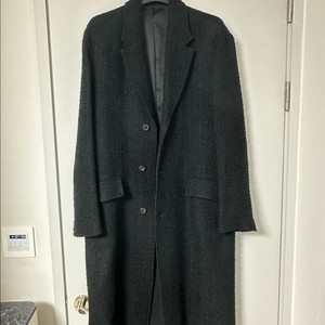 유스 20fw 트위드 체스터필드 코트 (블랙) L사이즈 판매 이미지