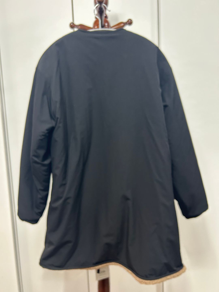 그립스와니 리버시블 보아 코트 블랙 GSW-16 이미지