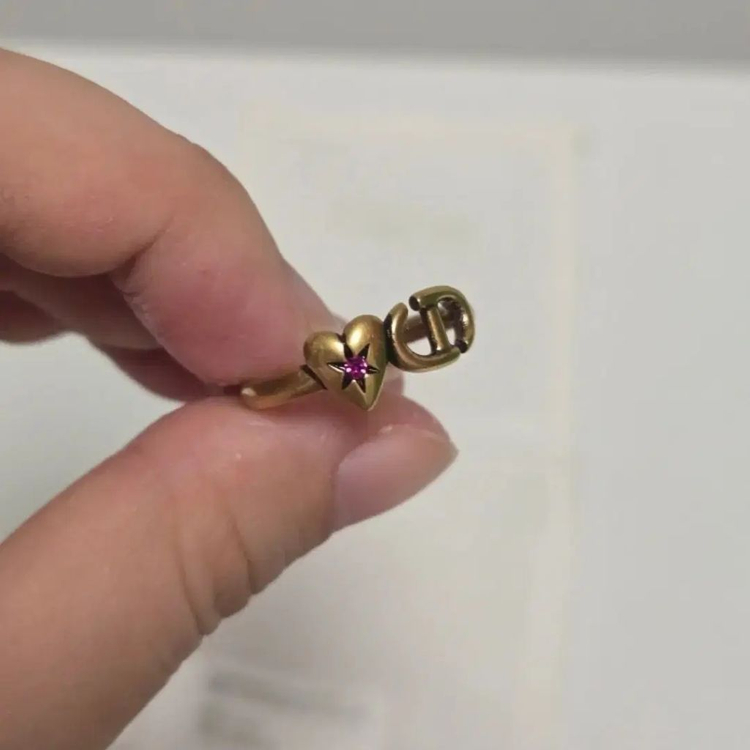 (새제품)디올 럭키참 반지 S사이즈 이미지