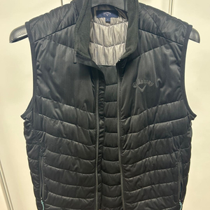 캘러웨이 골프 남성 패딩조끼 풀집업 블랙 C22216101 이미지