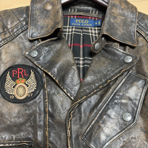 폴로 가죽 라이더자켓 S사이즈