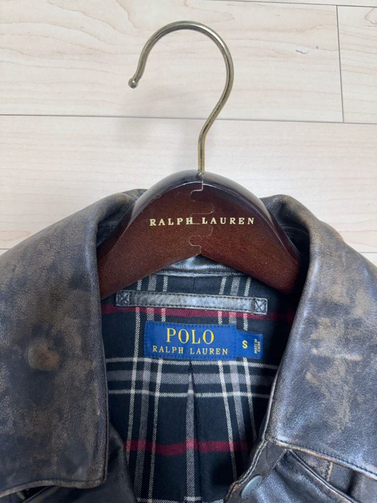폴로 가죽 라이더자켓 S사이즈--1