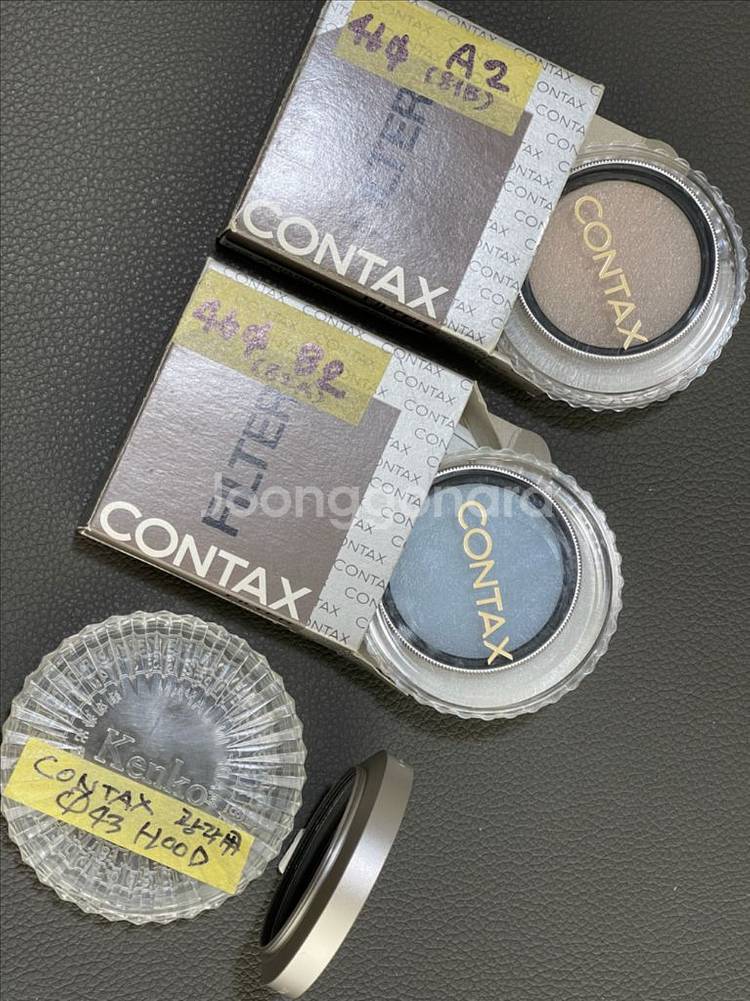 contax 46mm filter+ metal hood gg-1--1