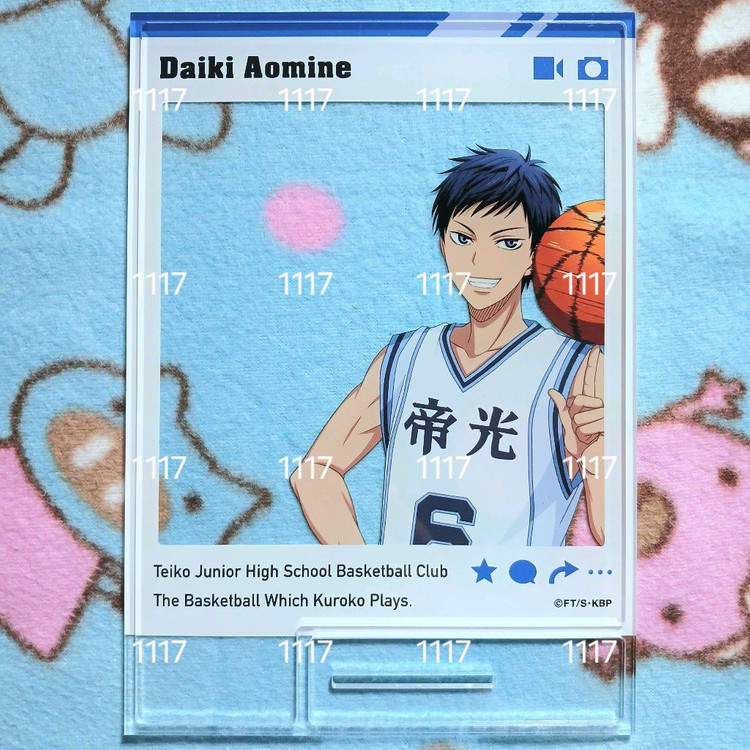 쿠로코의 농구 쿠로바스 쿠농 아오미네 다이키 아크릴스탠드 블랙스타일 난쟈타운 제이월드 토오 테이코 공식굿즈 공굿 이미지