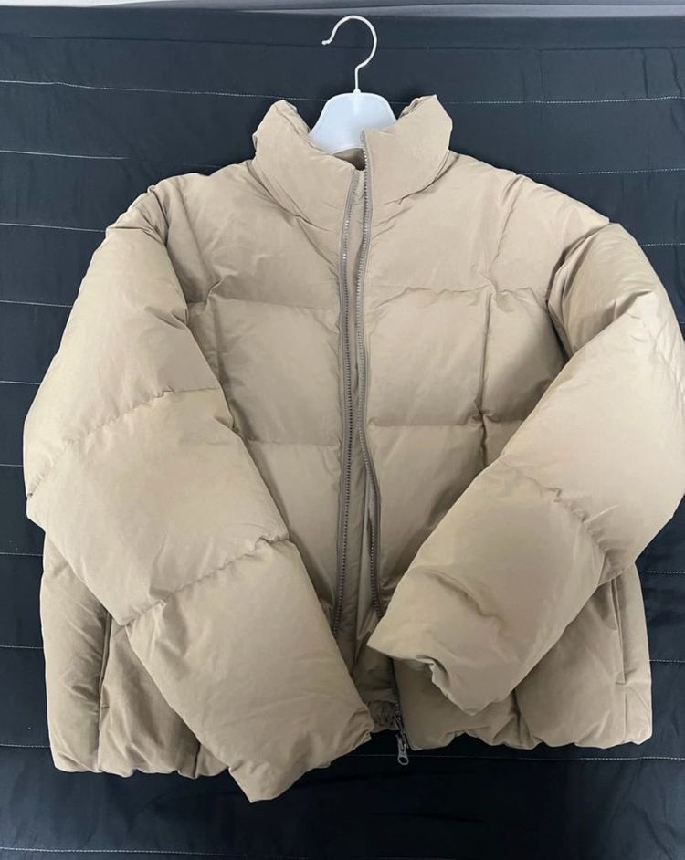 어나더오피스 벌룬 다운 푸퍼 파카 샌드 3사이즈 판매--1