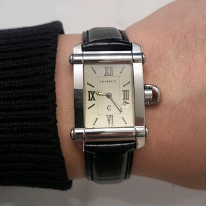 샤리올 Charriol 스위스 명품 남성 가죽 시계 남자 팔찌 이미지