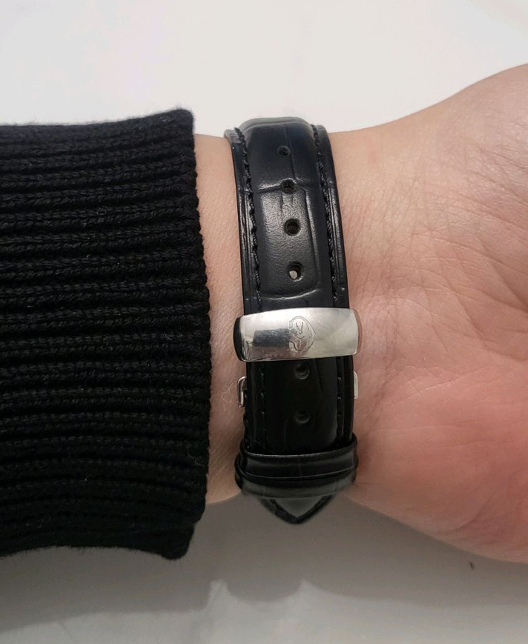 샤리올 Charriol 스위스 명품 남성 가죽 시계 남자 팔찌 이미지