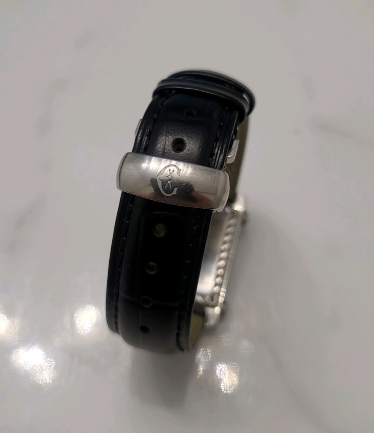 샤리올 Charriol 스위스 명품 남성 가죽 시계 남자 팔찌 이미지