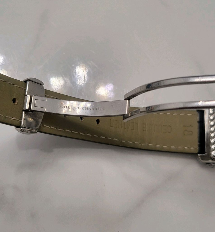 샤리올 Charriol 스위스 명품 남성 가죽 시계 남자 팔찌 이미지