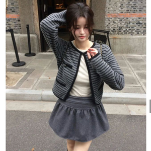 샵모도 벨라 트위드 가디건 이미지