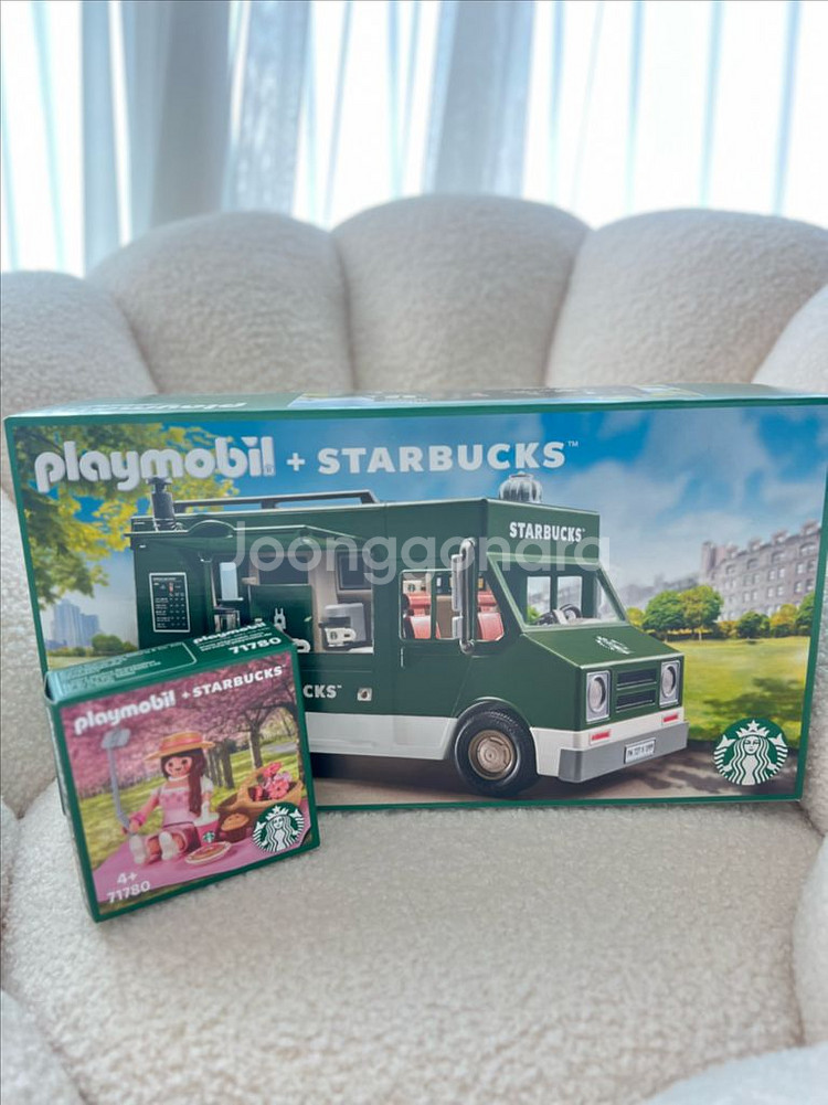 [새상품/미개봉] 스타벅스 플레이모빌 커피트럭+벨라세트--1
