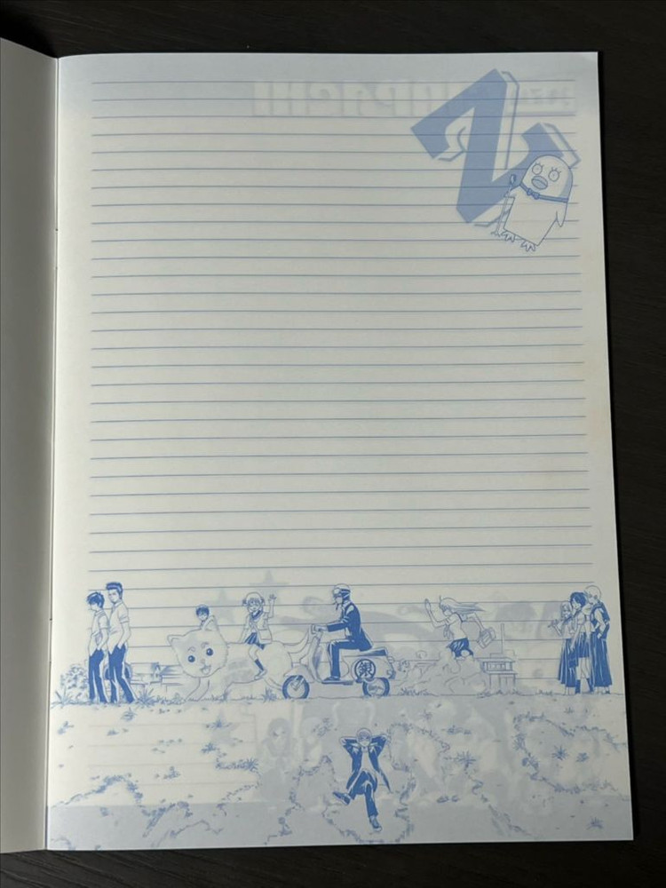 은혼 3Z 삼젯 필기도구 세트, 출석부 공책, 사카타 긴토키&히지카타 토시로 공책 수첩 일괄--2