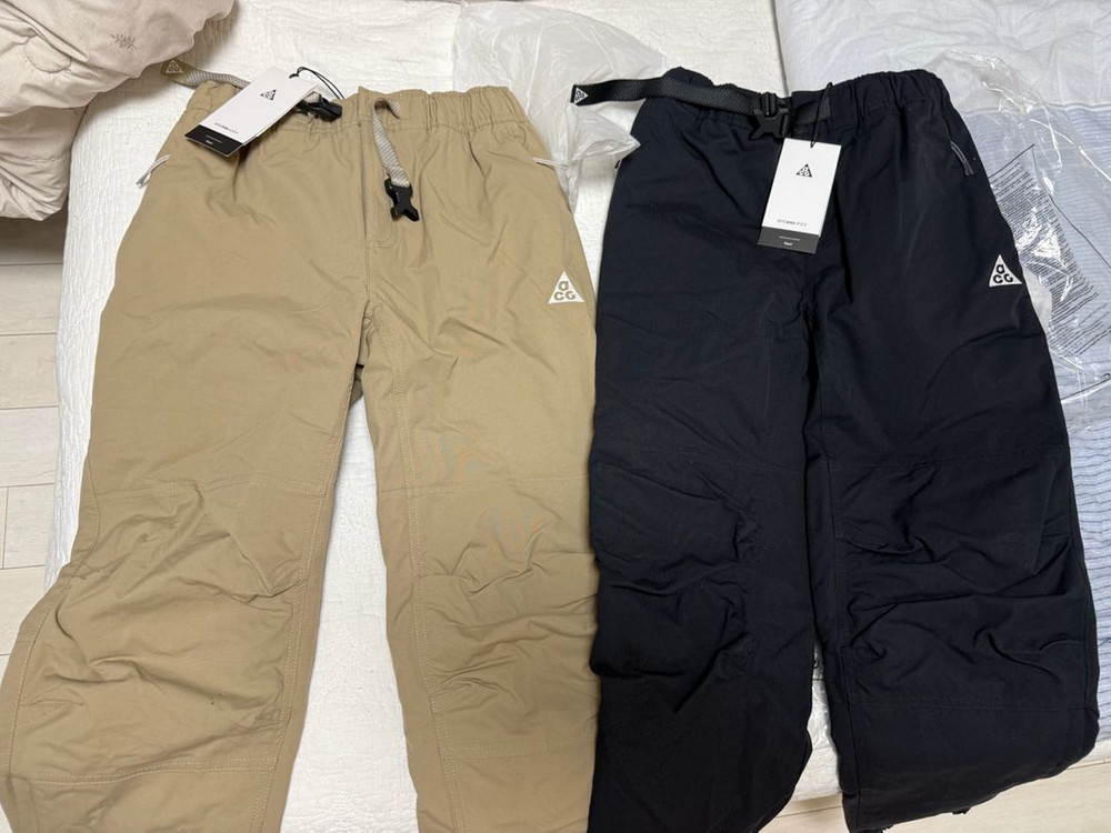 나이키 ACG 주니어 스톰 핏 하이킹 팬츠 블랙 FZ5423-010 베이지 FZ5423-247 미시착 둘다 60 M--1