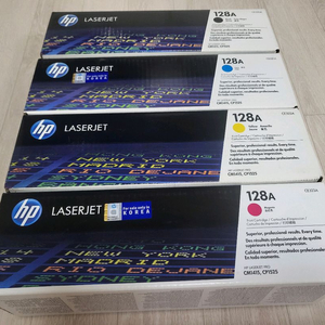 미개봉 hp 정품 128A 4색 토너