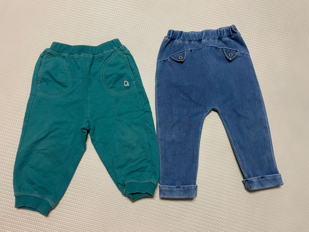 유아 바지와 기모후드티 90-100사이즈--2