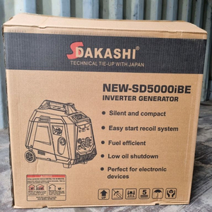 저소음 발전기 5K 디지털 인버터 입니다 리모컨으로 작동