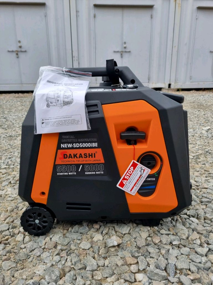 저소음 발전기 5K 디지털 인버터 입니다 리모컨으로 작동--3