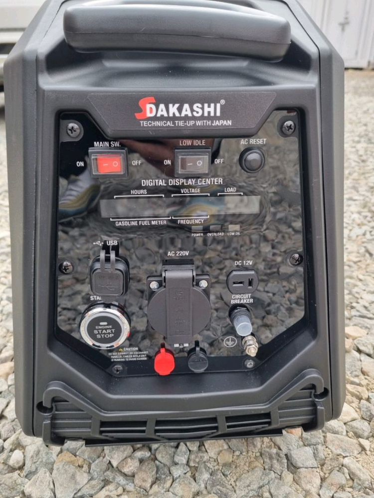 저소음 발전기 5K 디지털 인버터 입니다 리모컨으로 작동--4