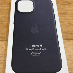 Apple 정품 아이폰15 맥세이프 파인우븐 케이스 새제품 (블랙)