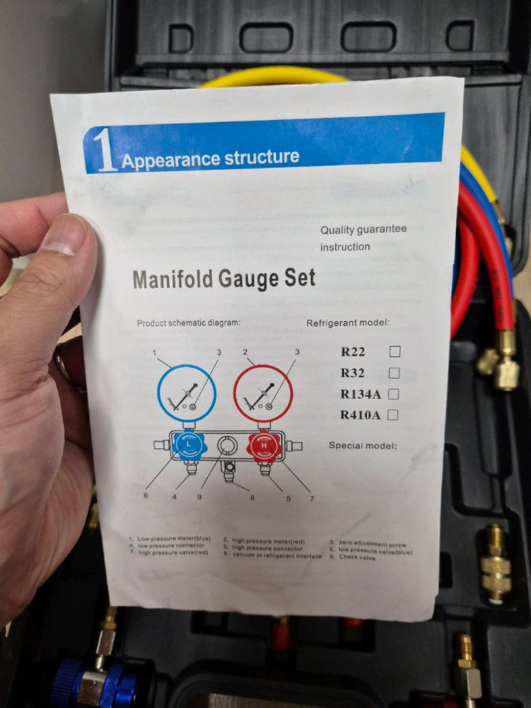 냉매 압력게이지 세트--2