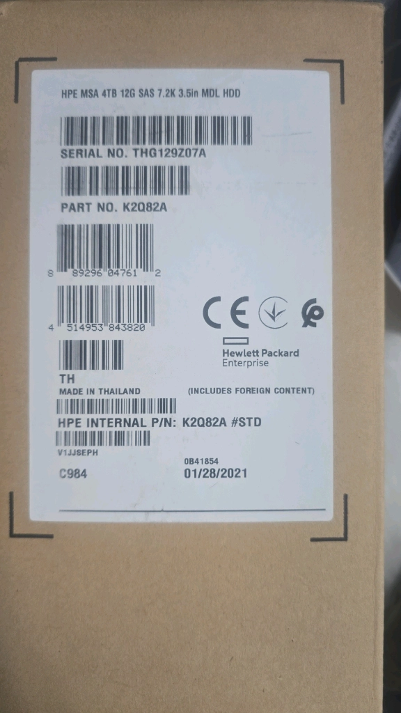 4TB 12G SAS 7.2K 3.5인치 하드디스크 - 안심되는 중고거래