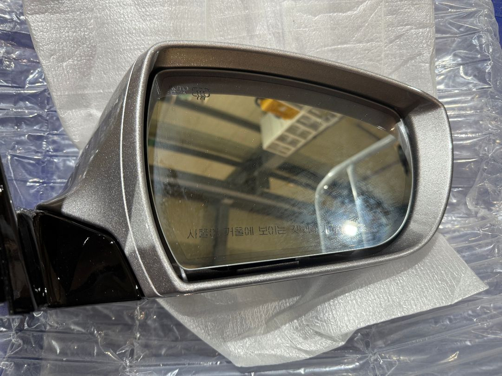 새상품 현대 그랜저Hg 실버그레이 사이드미러 조수석 16핀--5