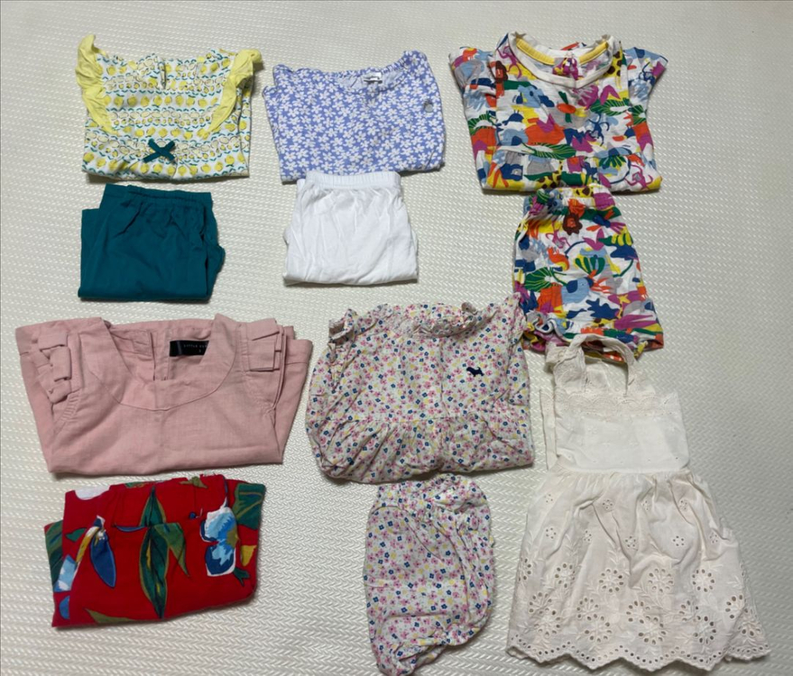 여아 여름옷 일괄 85-90사이즈--0