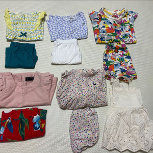 여아 여름옷 일괄 85-90사이즈