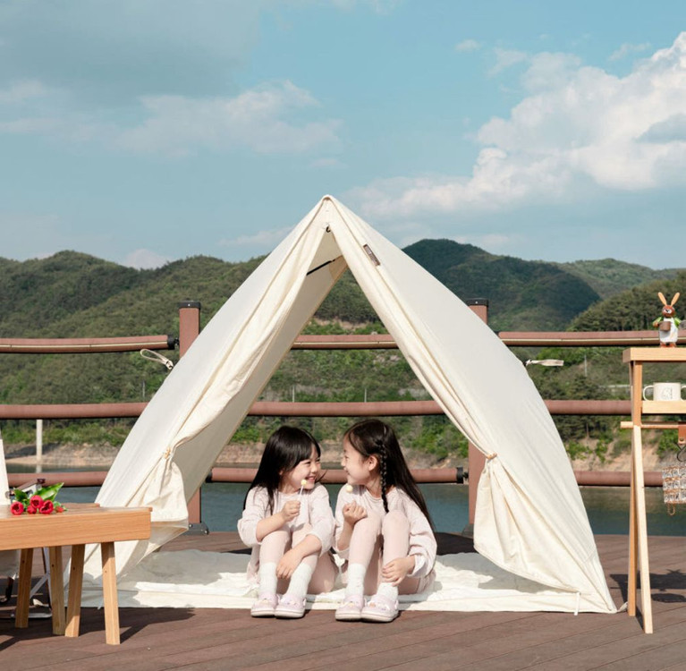 800도씨 그늘막 원터치 텐트 새상품 이미지