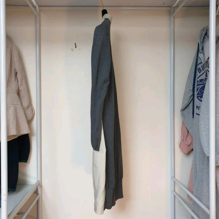 ZUCCA 주카 친환경 리오셀 니트블록 롱자켓 이미지