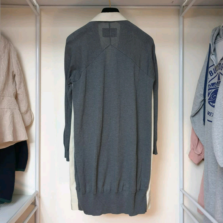 ZUCCA 주카 친환경 리오셀 니트블록 롱자켓 이미지